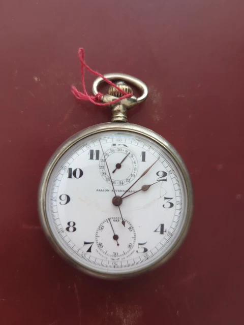 Montre Gousset Elmic Quartz Savonnette De Poche Vintage à Remettre En Marche