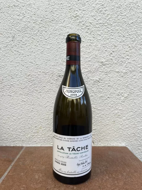 Wine Bottle Romanee Conti without cork - La Tache 2009