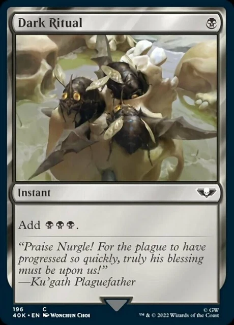 DARK RITUAL LIGHT Play, English Magic the Gathering MTG Commander ...