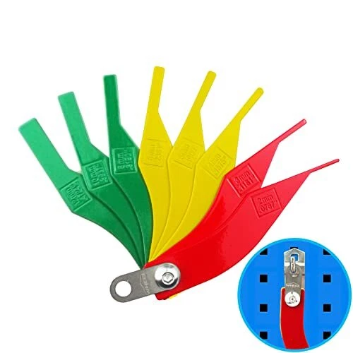WHEEL CONNECT Brake Lining Thickness Gauge, Measuring Tool for Both Disc and ...