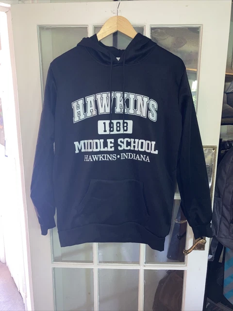 Felpa con cappuccio scuola media Stranger Things Hawkins