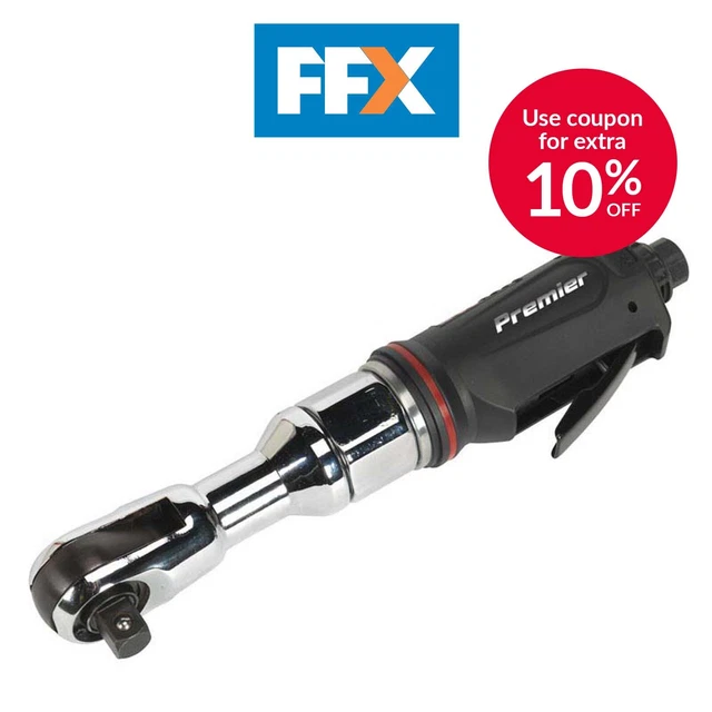 Sealey SA608 Air Ratchet Wrench 1/2" Square Drive Premier