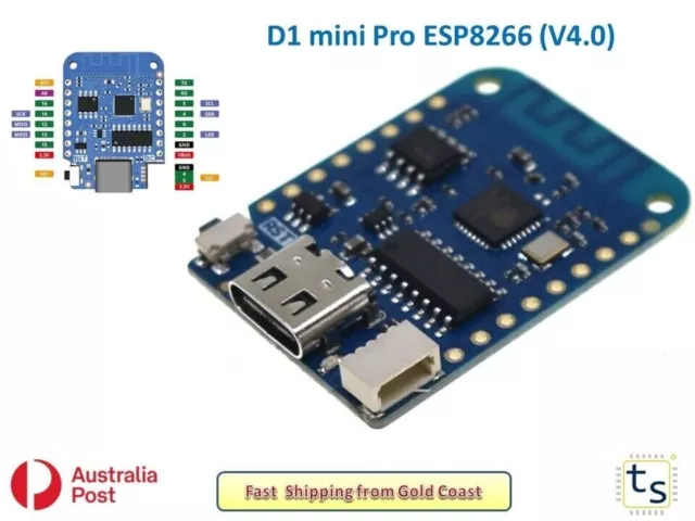 WeMos D1 mini Pro ESP8266 (V4.0)