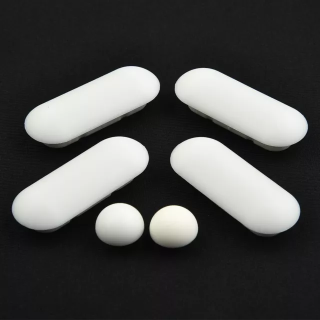 Toilet Lid Accessories Brand New Toilet Seat Buffers Pack - White Stop Bumper