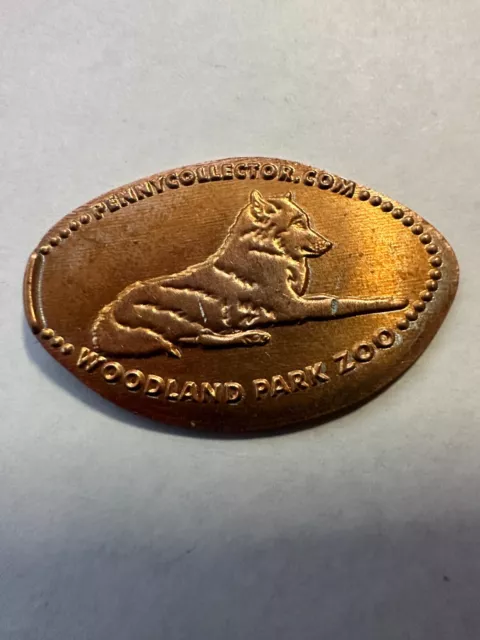 Woodland Park Zoo Elongated Smashed Coin Penny