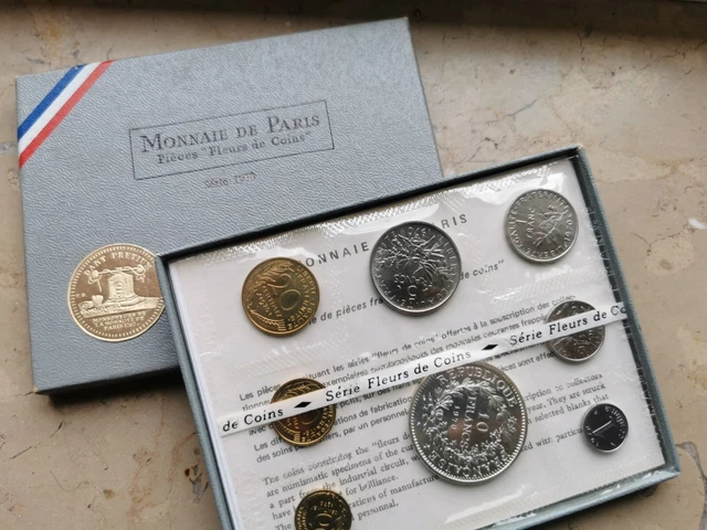 Monnaie de Paris Coffret FDC 1970 Fleur de Coin 8 pièces