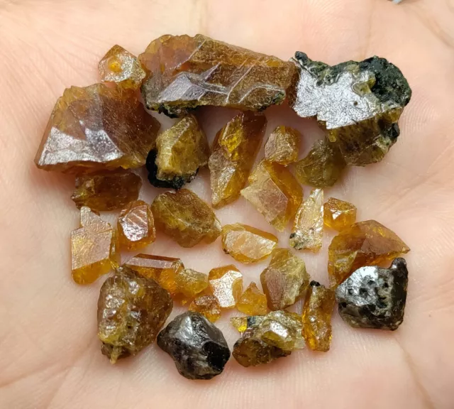 107 CT Sphene Lot From Badakhshan Afghanistan