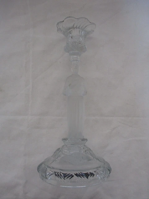 Bougeoir Vierge Marie en verre de Portieux | Selency