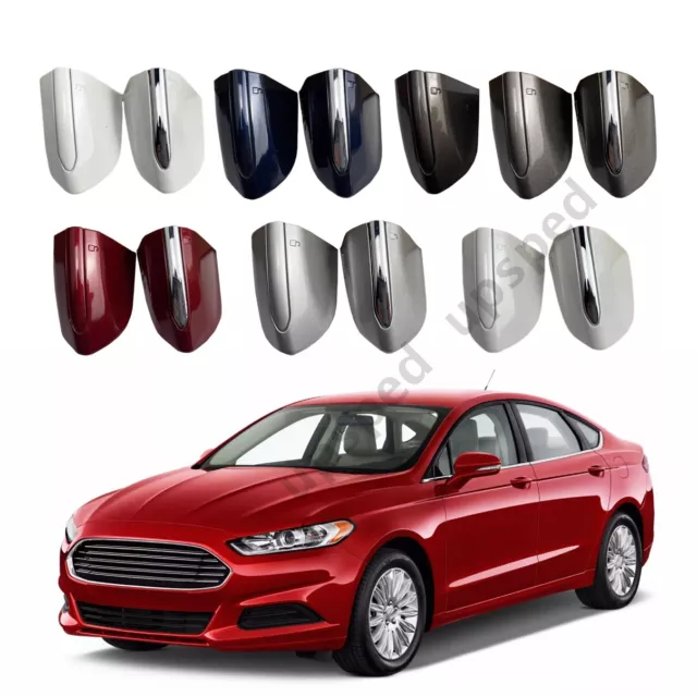 Front Left Driver Side Door Handle Key Bezel Cover Cap For Ford Fusion 2013-2020