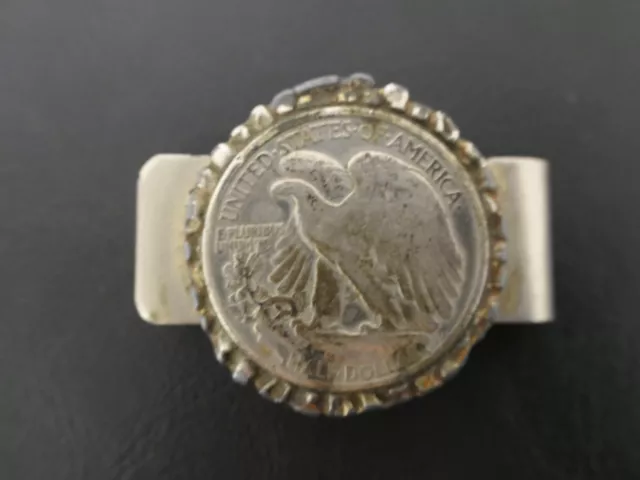 Half Dollar 90% Silver Coin Money Clip