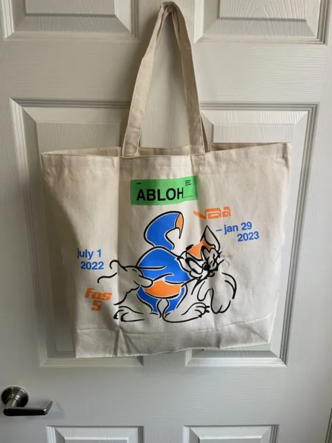 Virgil Abloh x Brooklyn Museum FOS Cat Tote Bag Tan OS