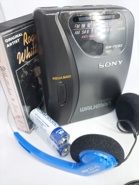 Sony Walkman WM-FX163 Personal Cassette Tape Portable Stereo Radio FM AM Tuner