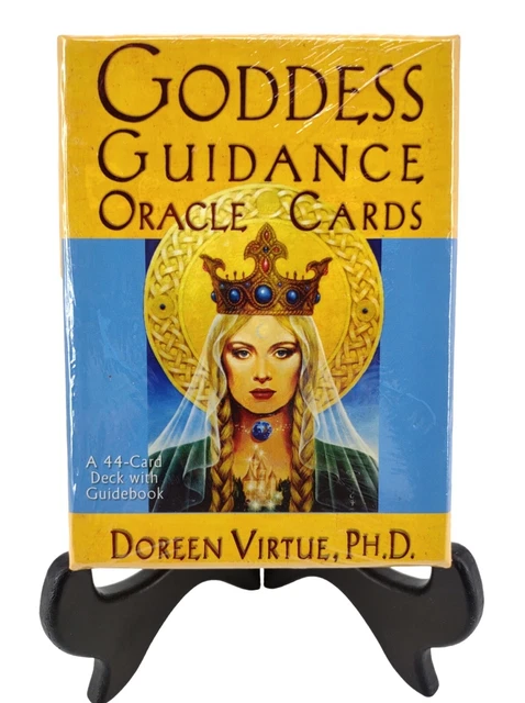 Mazo de 44 cartas Doreen Virtue Goddess Guidance Oracle con guía nuevo sellado