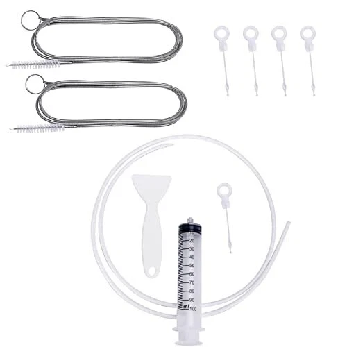 10pcs Kit de Nettoyage pour Réfrigérateur Bâtonnets Nettoyage de Trou de Vida...