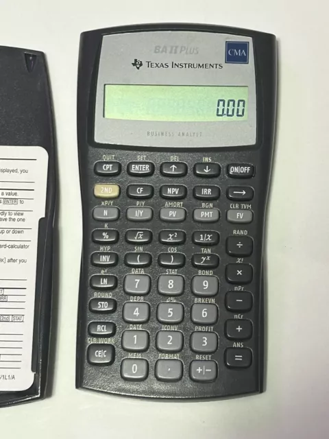 Texas Instruments BA II Plus Business Analyst Financial Calculator Works