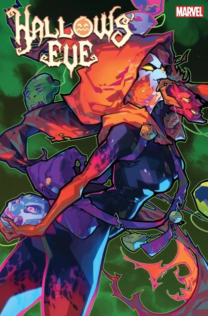Hallows' Eve 1 Nm Rose Besch Variant Spiderman Gold Goblin Marvel Comics 2023