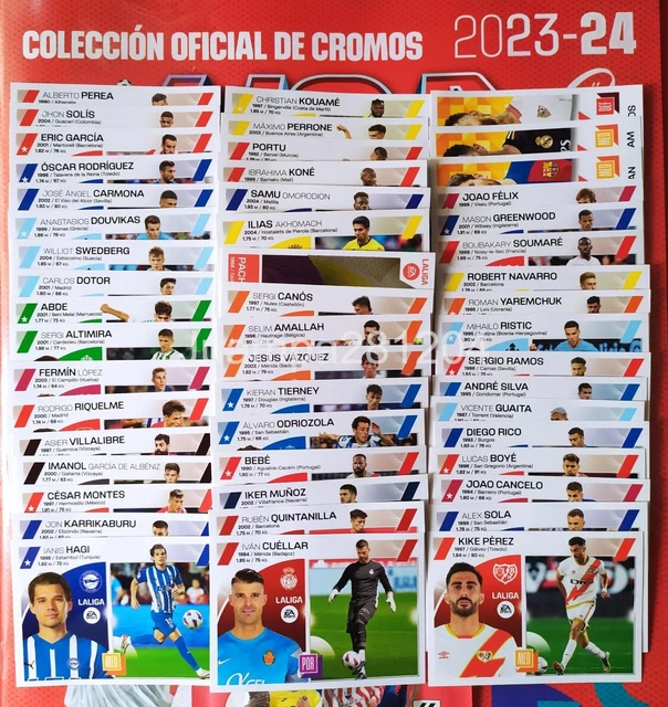 CUARTA EDICION COMPLETA 51 Cromos 2023-24 Cromo La Liga Este Panini 23/24  EUR 39,99 - PicClick ES