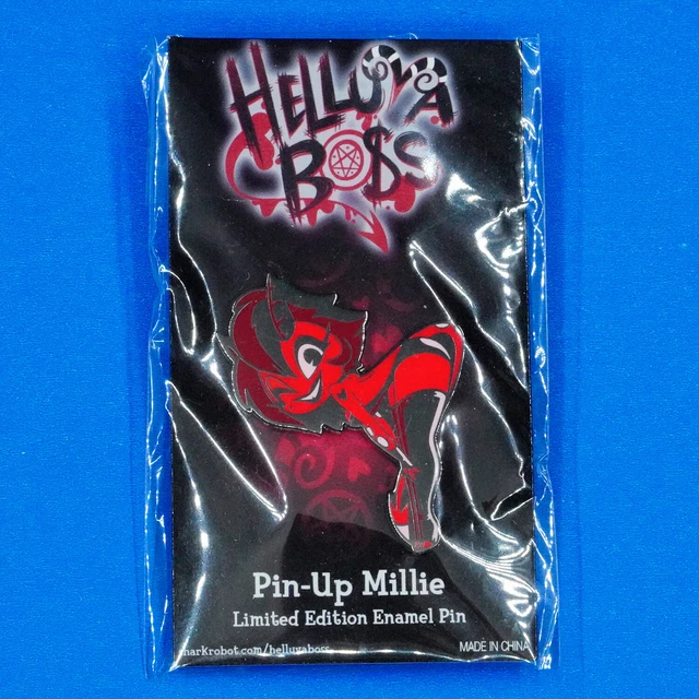 Pin émail Vivziepop Helluva Boss - Personnage Pin Up Martha - Édition Limitée