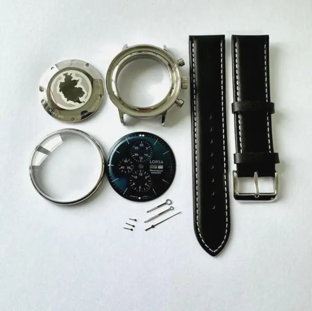 Chronograph ETA Valjoux 7750 Case Uhrenkit / Watchkit / Bausatz DIY Uhrengehäuse