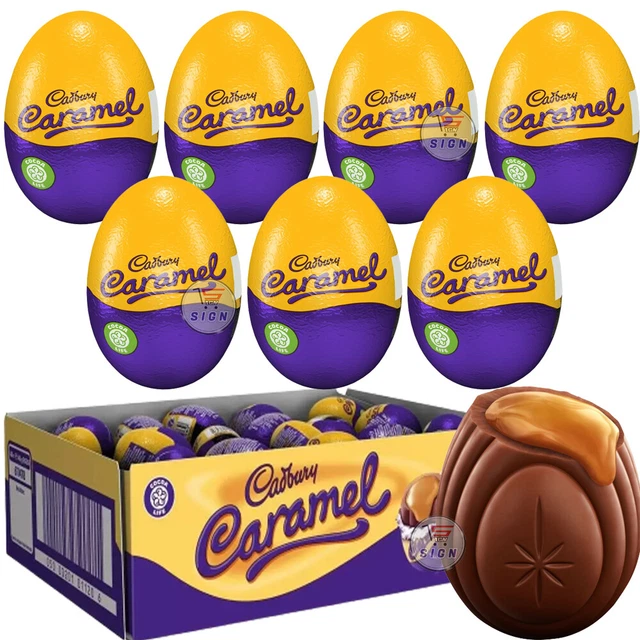 CADBURY DAIRY MILK CHOCOLATE CARAMEL EGGS PERFECT TREAT CHOCOLATE 40g £