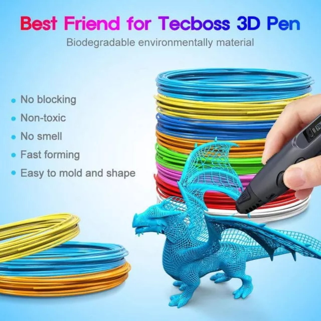 3D Pen Filament Refills 15 Colors, 16 Ft Per Color Total 240 Ft