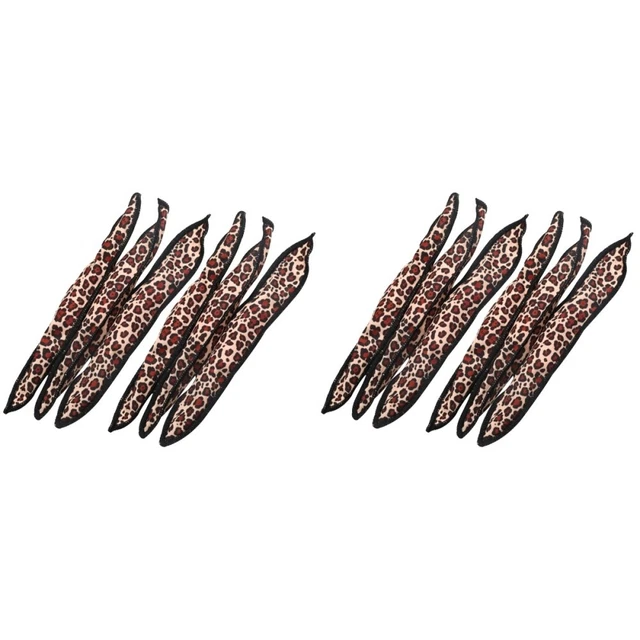 12 piezas herramienta flexible para rizar el cabello esponja de viaje