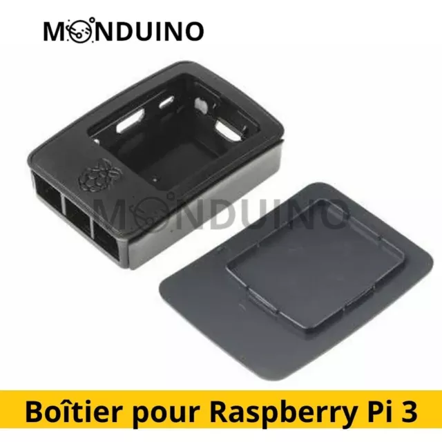 Boitier pour Raspberry Pi 3 B+ - Noir - Raspberry - Top Achat