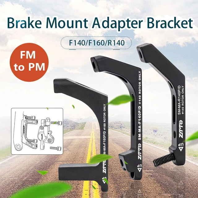 BIKE DISC BRAKECALIPER Adapter Flat Mount To Post Mount Bicycle