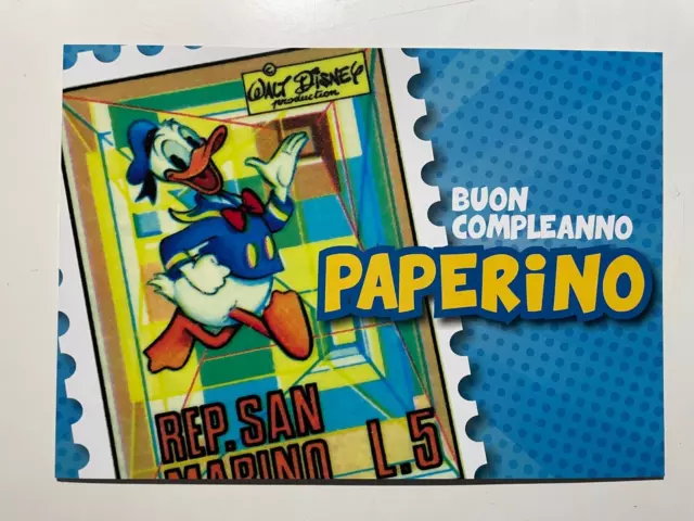 2019 Folder Bolaffi Italia/RSM 85 Anni di Paperino Donald Duck Disney LE 300