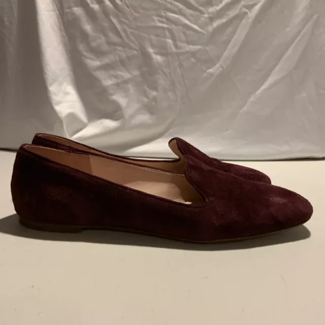 J Crew Cleo Velvet Loafers Suede Women’s  9.5M [B5]