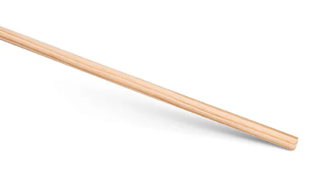 Nölle Holz-Besenstiel Holzstiel roh ohne Konus Ø 23,5 mm 120/130/140/150/160 cm