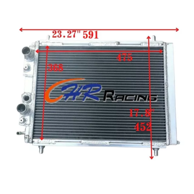 Alloy radiator for 1987-1995 Lancia Delta HF Integrale 8V/16V / EVO 2.0 Turbo