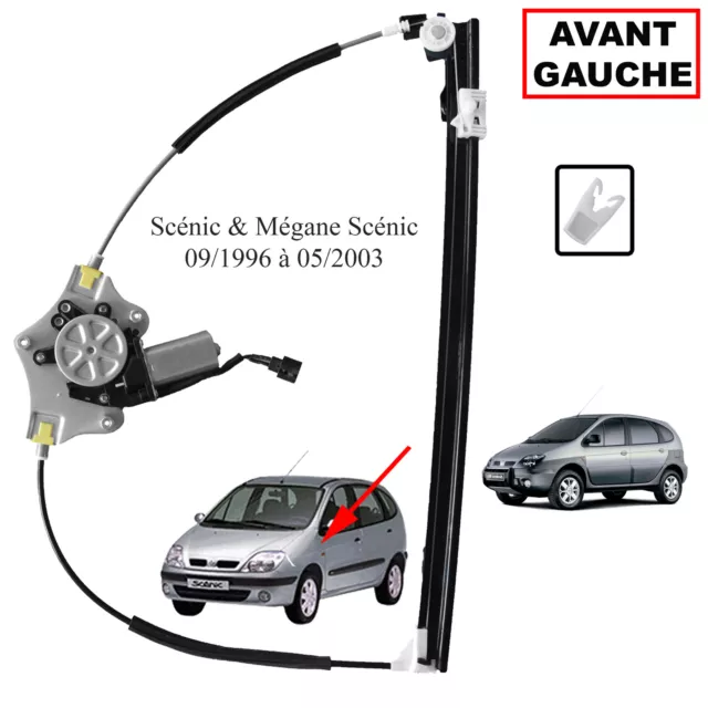 Leve vitre Electrique avant gauche pour Renault Scenic 1 PHASE 1 / 2 =7700838592