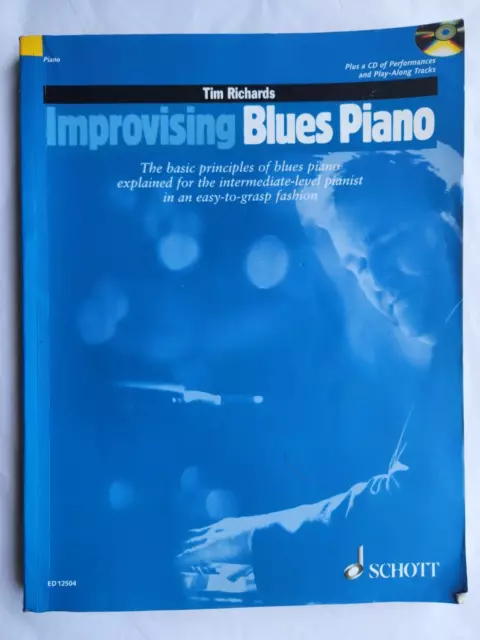 Improvisierendes Bluesklavier - Tim Richards - Schott - Klavierlehrer Bk - Cd Fehlt