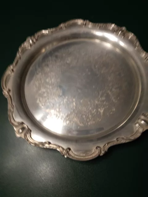 Vintage Wilcox International Silver Co. Rochelle, 14" Round Platter
