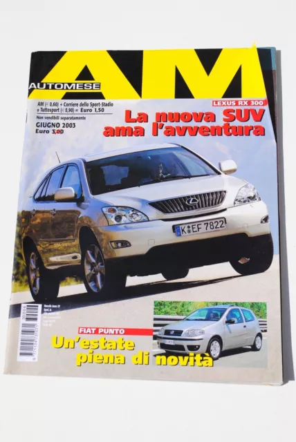 Auto Mese - Giugno 2003 - Anno 15 Xv - Rivista Magazine Mensile Automobilismo