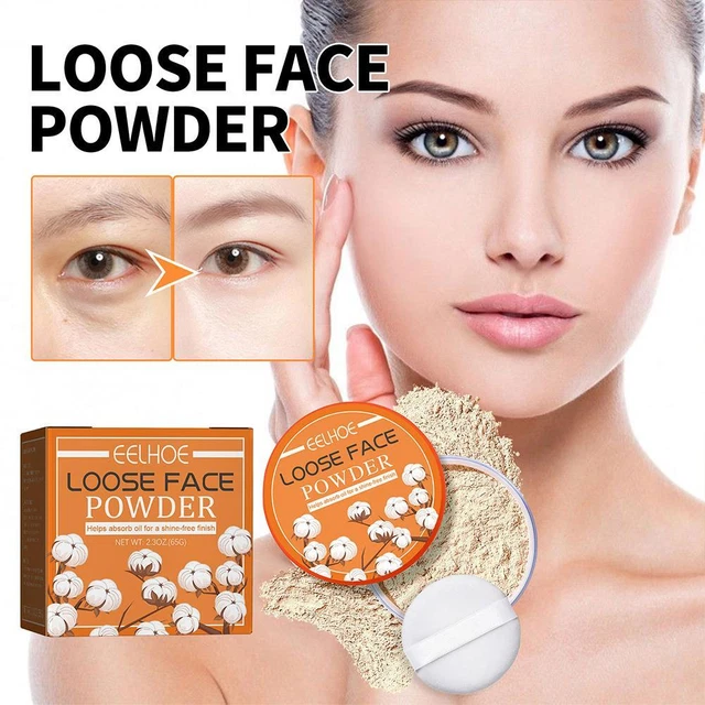 Base de ajuste suave translúcida en polvo para cara suelta para ocultar maquillaje