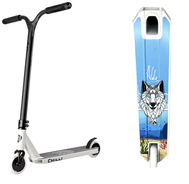 CHILLI PRO ARCHIE Cole Stunt-Scooter Hauteur = 86,5cm Blanc EUR 238,13 ...