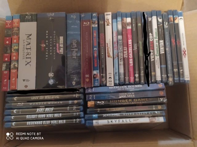 Lot de 58 blu ray neufs sous blister