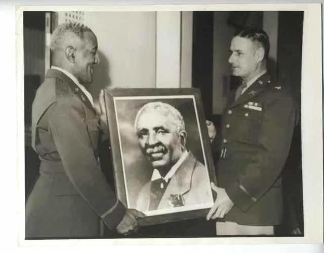 1944 Original African American Photo Australia George Washington Carver Colonel