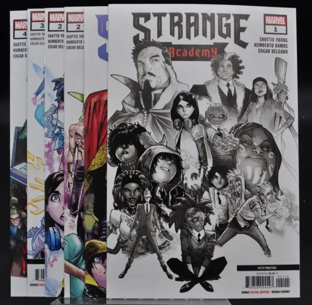 Strange Academy Comic Lot 1 2 3 4 Low Print Runs 2020 Marvel Comics NM