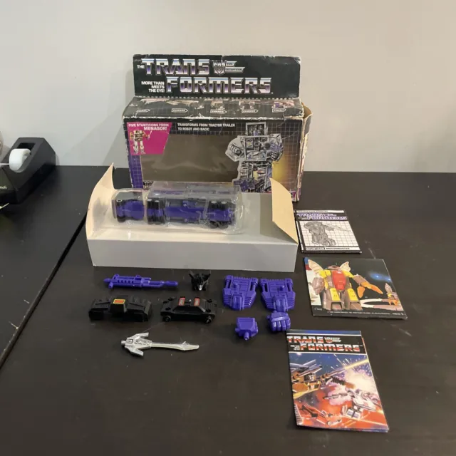 Transformers Original G1 1986 Stunticon Motormaster Complete w/ box and Bubble