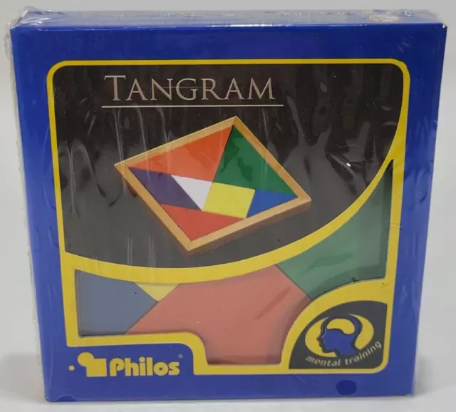 Tangram Legespiel aus Holz von Philos, Figuren legen