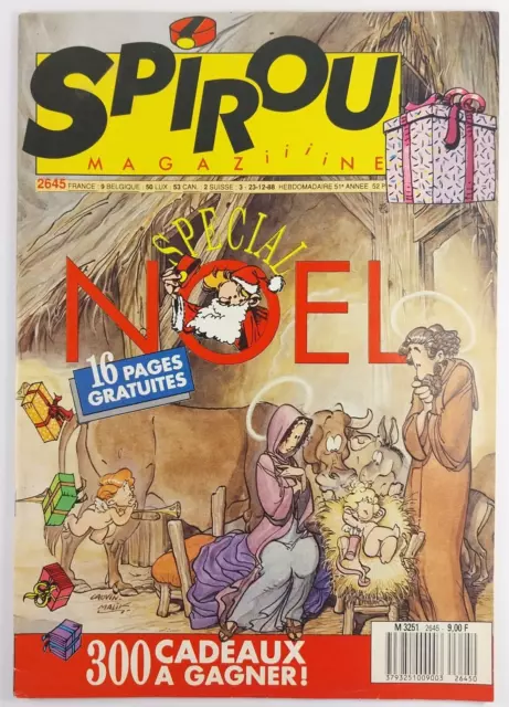 Spirou Magazine N°2645 Spécial Noël Décembre 1988