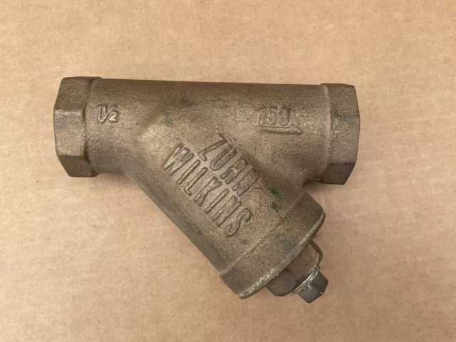 New - Zurn Wilkins 1-1/2 Cast Bronze Y Strainer Npt Mesh 150