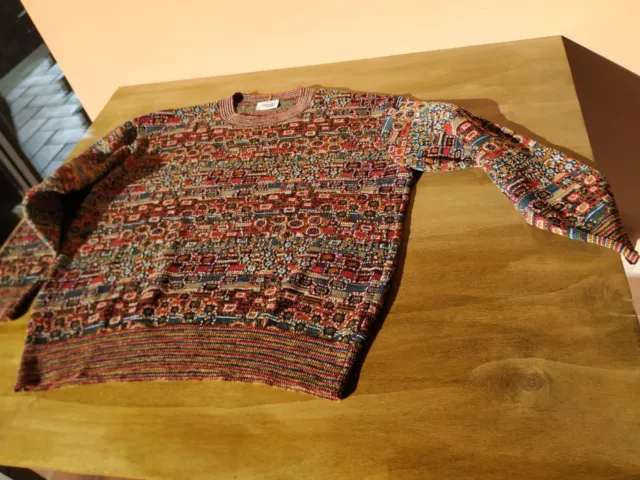 Pullover Missoni Uomo / Donna - taglia 52 - Multicolore - Girocollo - Cotone 73% 2