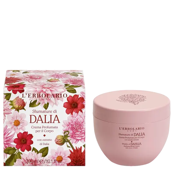 L'Erbolario Perfumed Body Cream Shades of Dahlia 300 ml