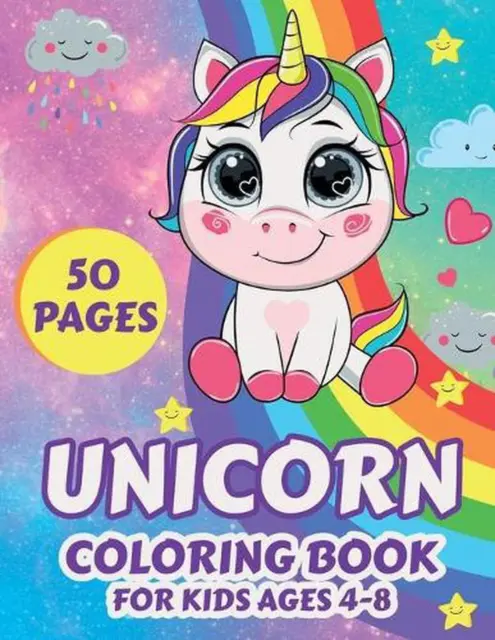 Unicorn Coloring Book For Girls Ages 4-8: Big and Jumbo Unicorns Coloring  Pages for Girls, Kids, Toddlers Ages 4-8 Perfect Gifts (Paperback)