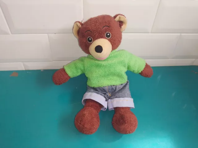 Peluche Petit ours Brun doudou Ajena 22cm