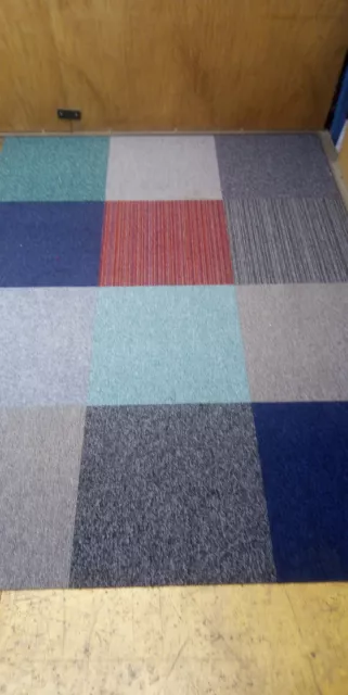 Azulejos de alfombra mixtos 20 colores y estilos surtidos piso de oficina tapete escuela hogar